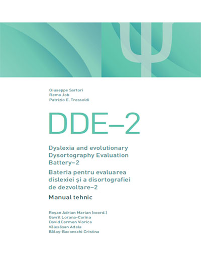 DDE-2 Evaluare dislexie și disortografie (cls. I-VIII)